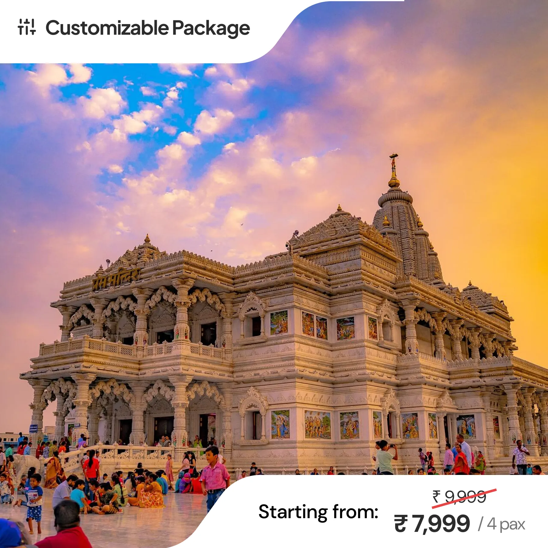 Mathura Vrindavan Tour Package from Delhi 2 Nights 3 Days